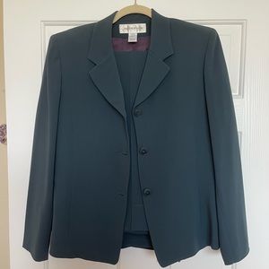 dark green suit set